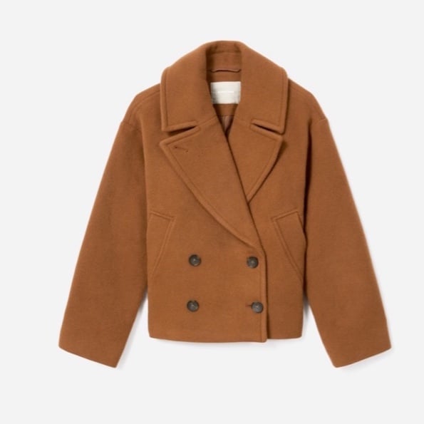 Everlane ReWool Cropped Peacoat