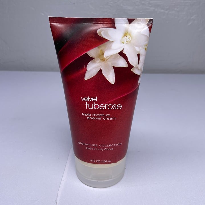 Bath & Body Works Signature Velvet Tuberose Shower Cream 8 oz Discontinued Rare