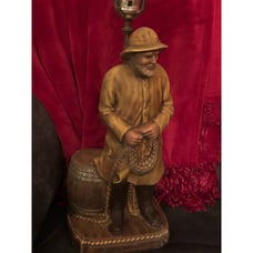 Vintage “ Old Salty” Table Lamp