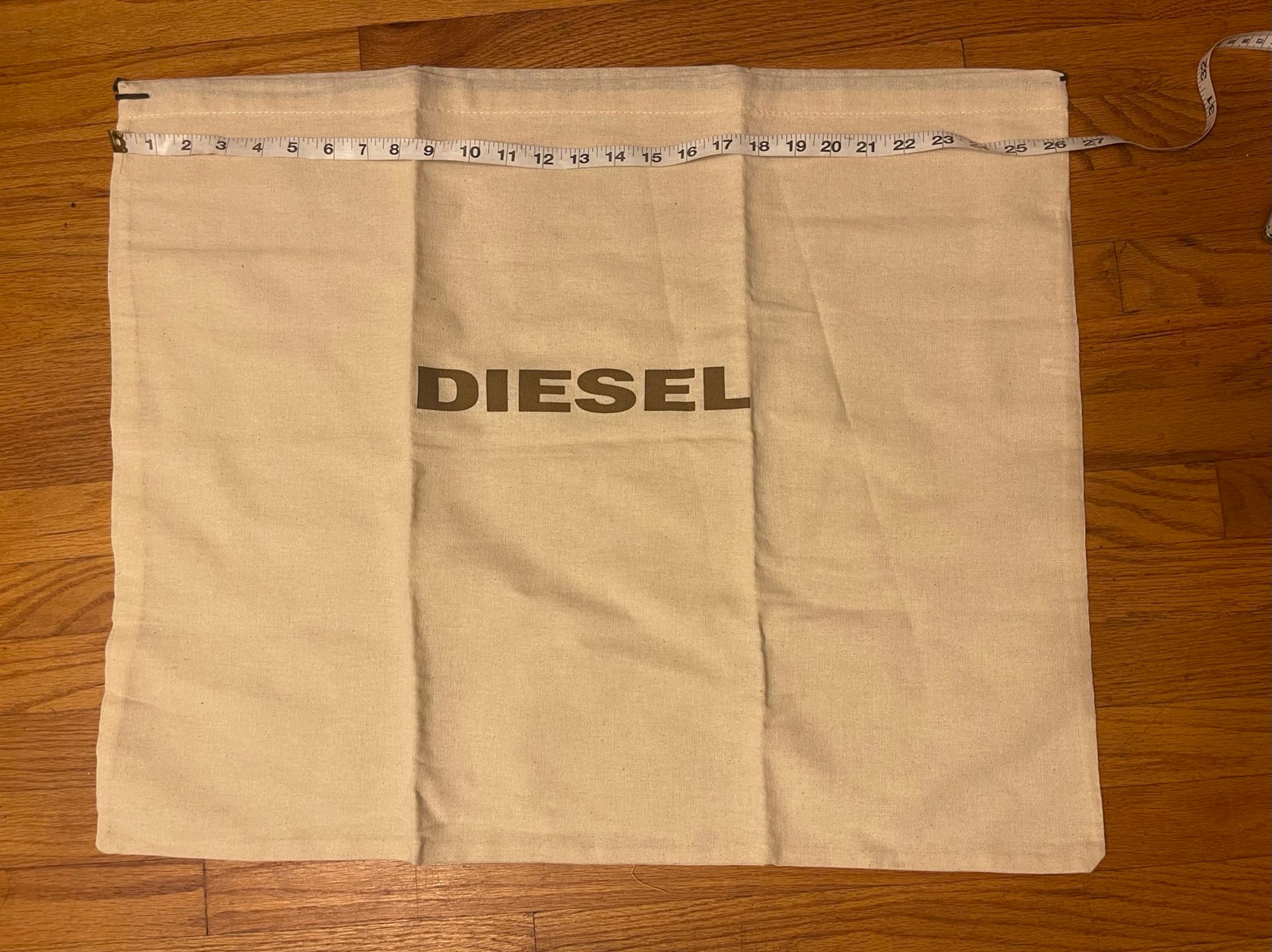 DIESEL large dust bag approximately 26x21 inches