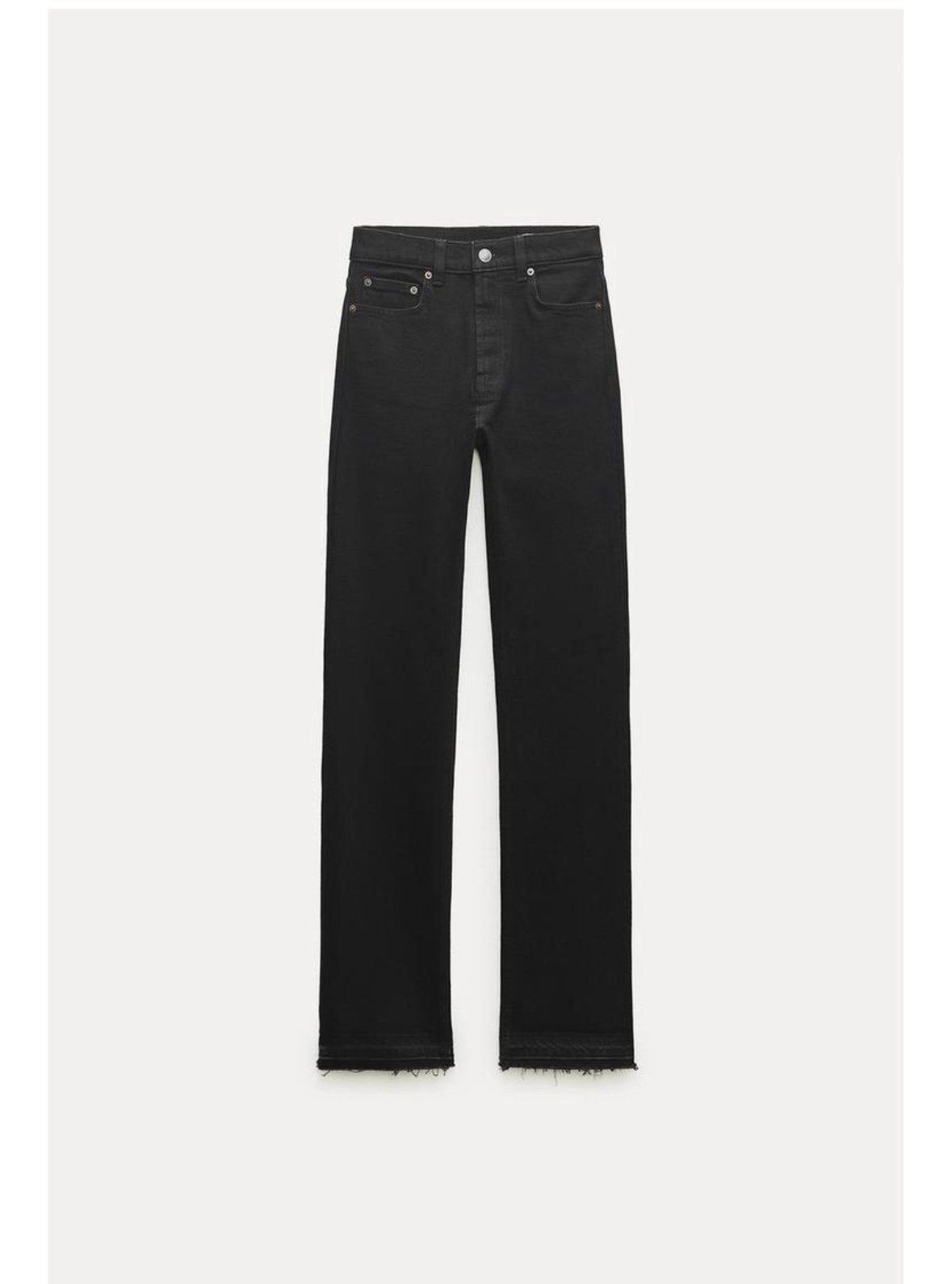 Black Zara High Rise Slim Jeans size 28 (US 6)