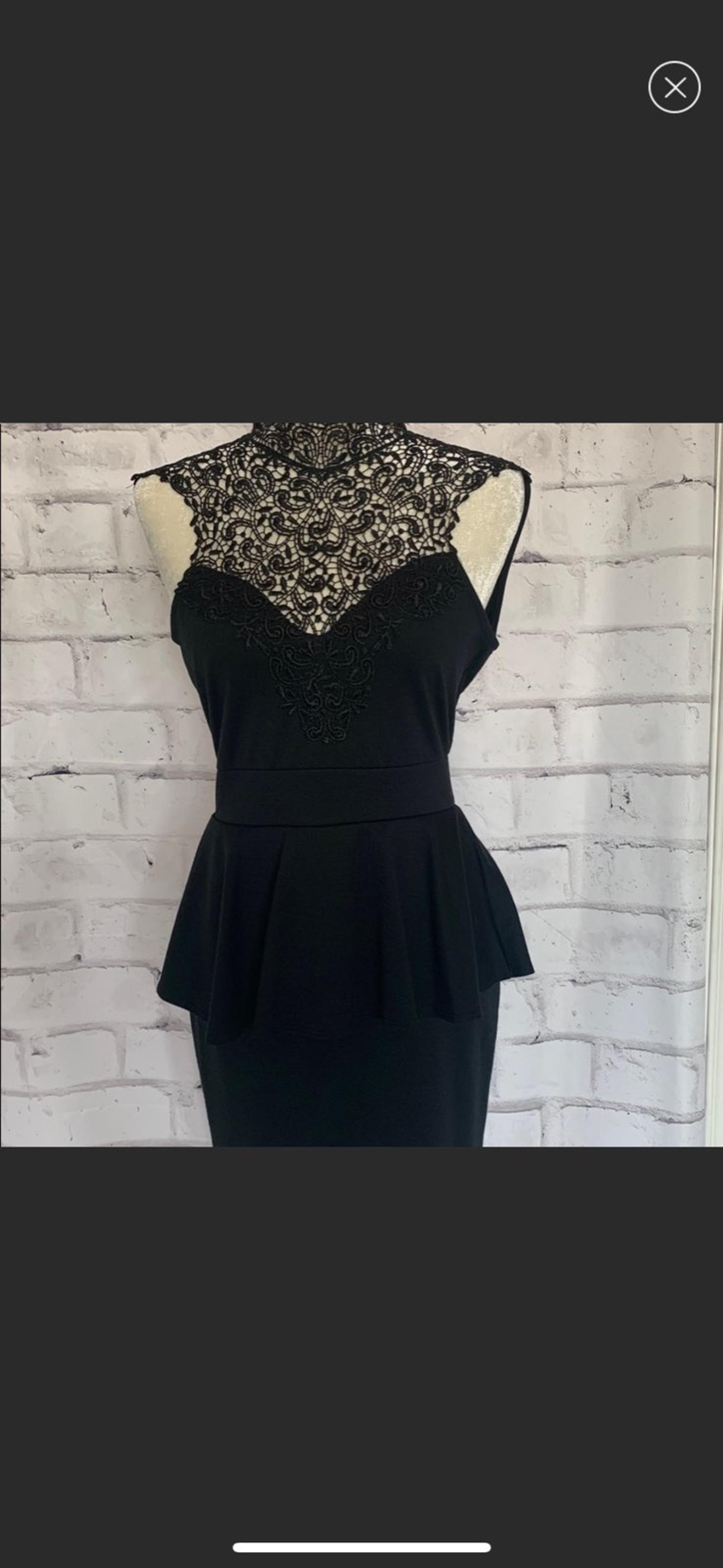 Bar III Front Row Peplum Dress