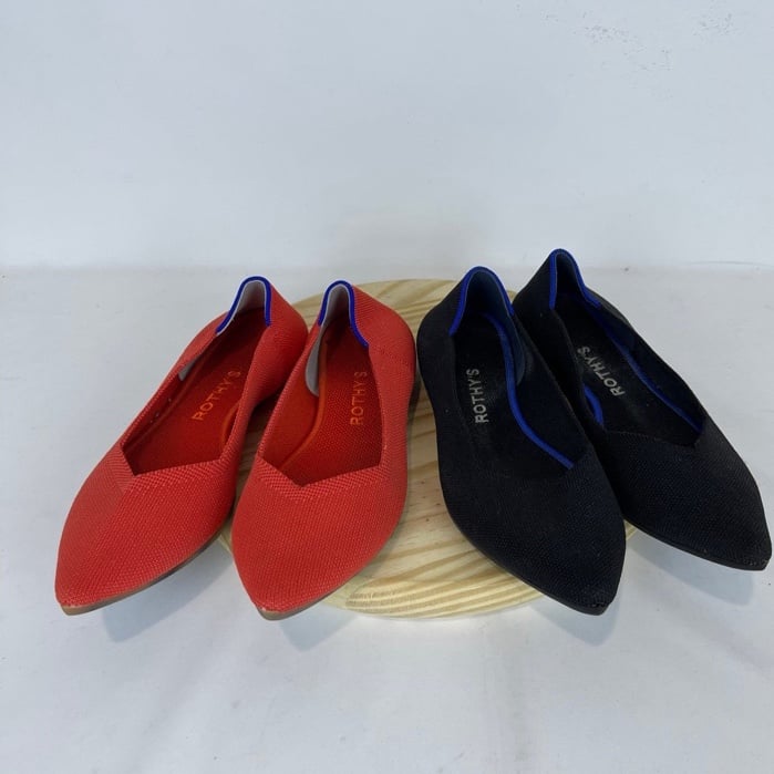 Bundle of 2 | Size 8 | Rothy’s Point Knit Flats