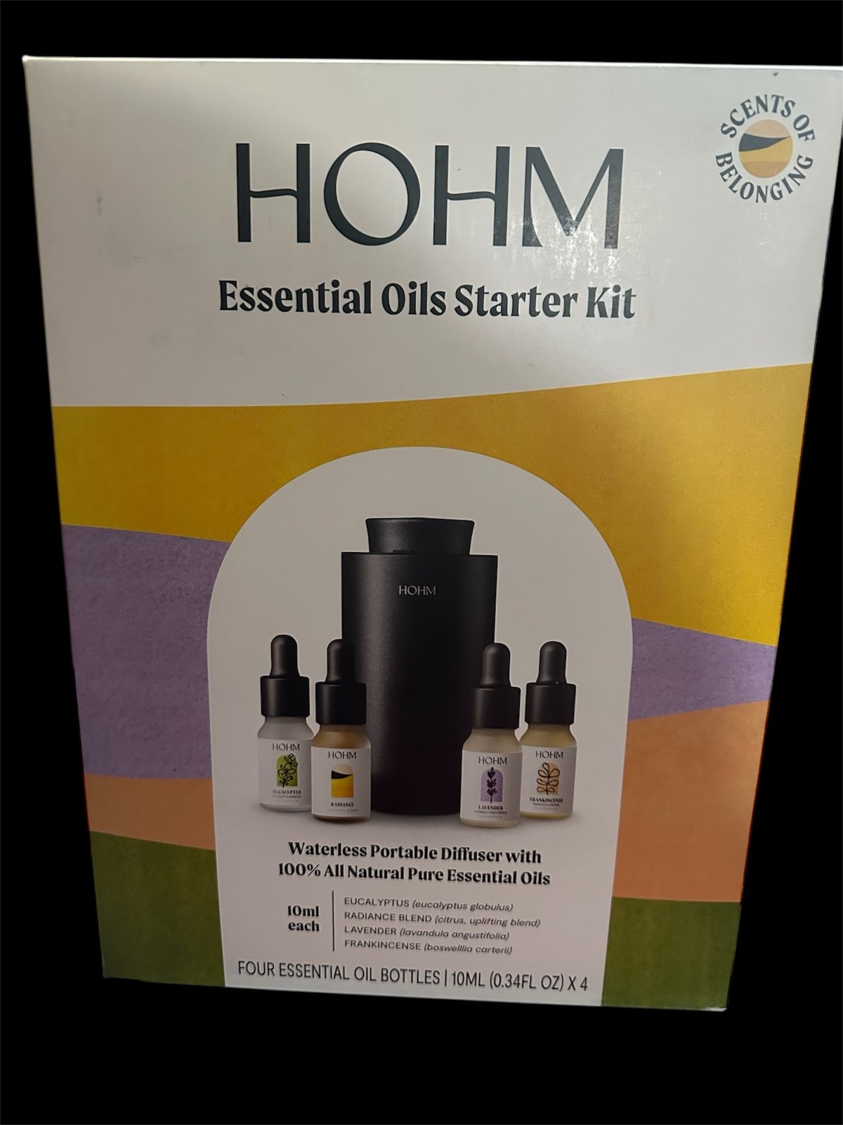 HOHM Essential Oils Starter Kit Waterless