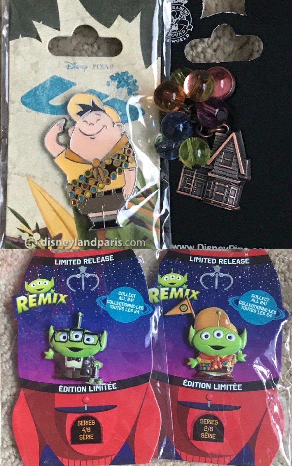 Disney Pixar UP Pin Bundle