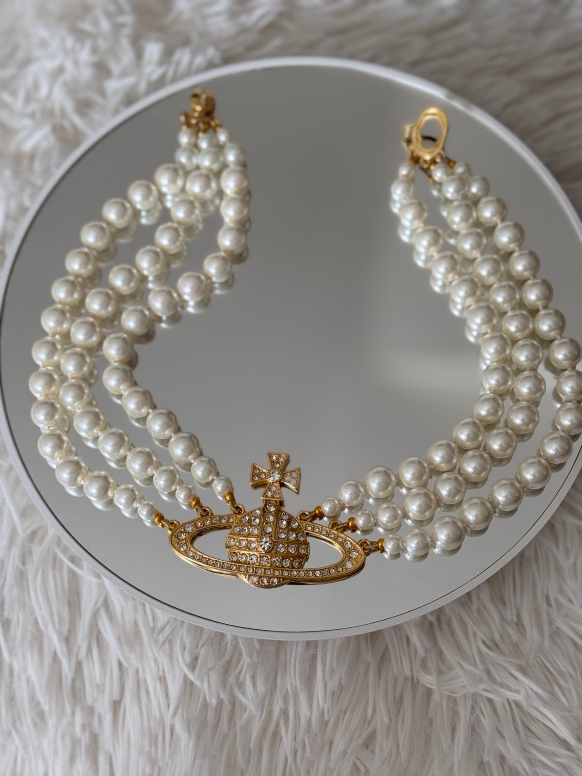 Pearl necklace set