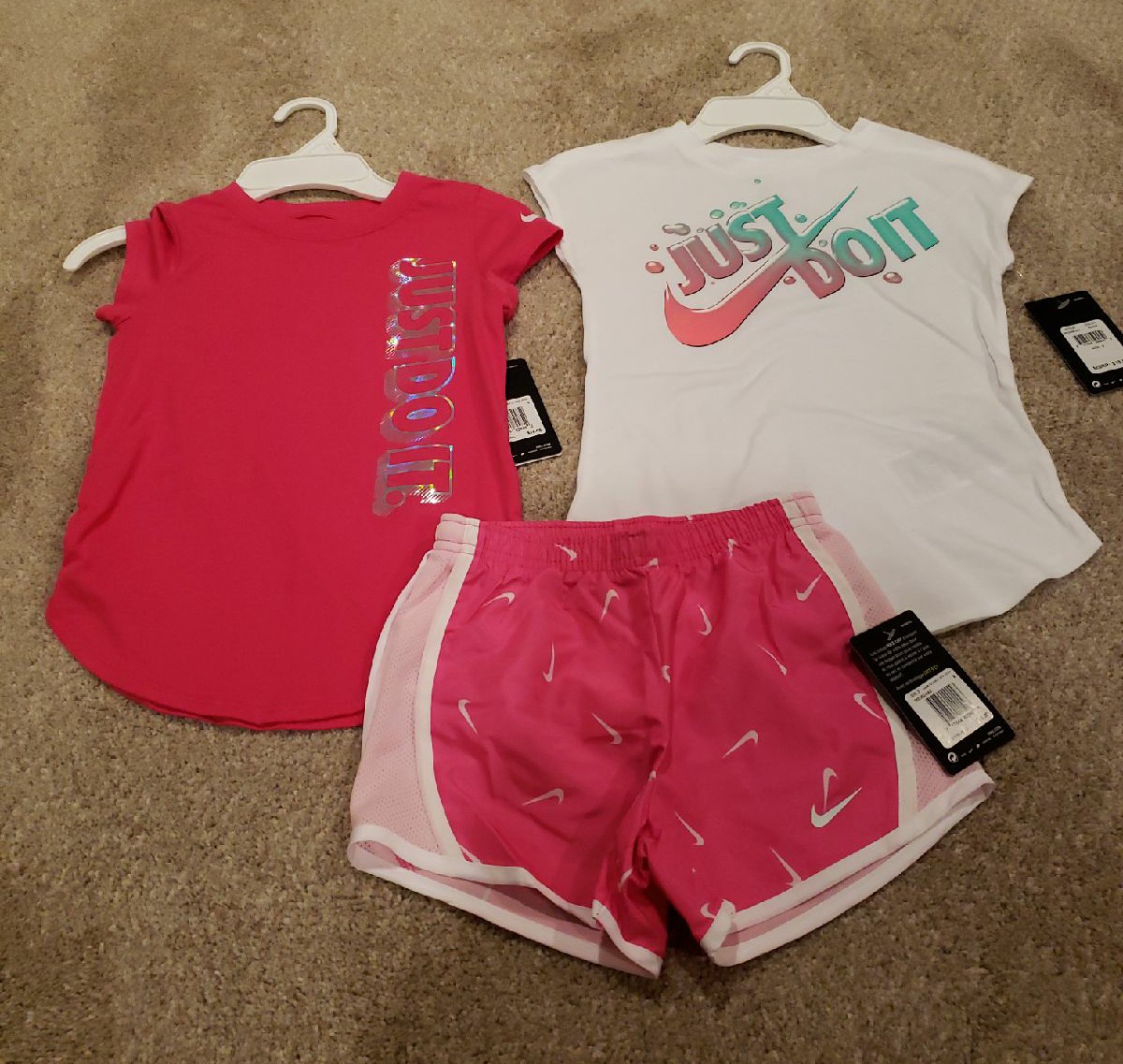 Sz 6 Nike Girls Shorts Set