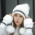 hat and gloves set