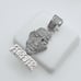 925 Sterling Silver Plated CZ Pendant, INUS1BR019