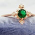 925 Sterling Silver Plated CZ Pendant, INUS1BR019