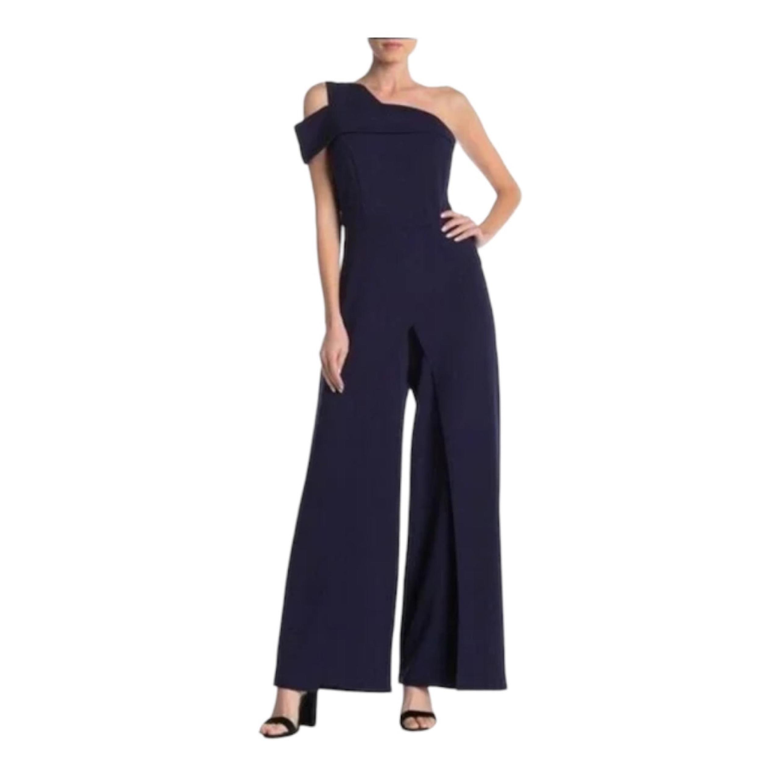 Marina Women’s Detailed Jumpsuit - navy blue