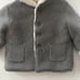 Carter’s 18 Months Baby Gray Hooded Sherpa Lined Jacket NWT