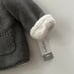 Carter’s 18 Months Baby Gray Hooded Sherpa Lined Jacket NWT