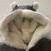 Carter’s 18 Months Baby Gray Hooded Sherpa Lined Jacket NWT