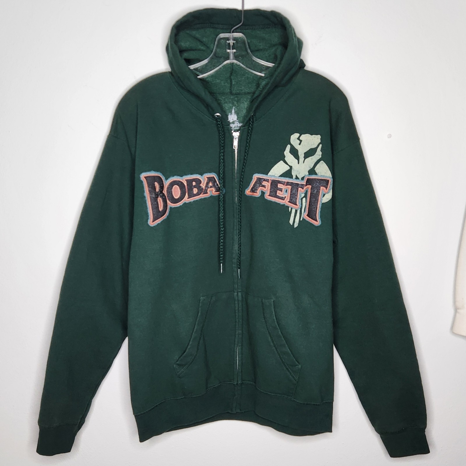 Boba Fett Disney Star Wars Exclusive Mandalorian Hoodie Jacket Full Zip Medium