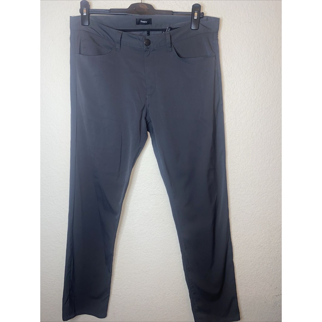 THEORY Raffi pants Neoteric Technical Athletic outdoor Gray 36x31 hiking