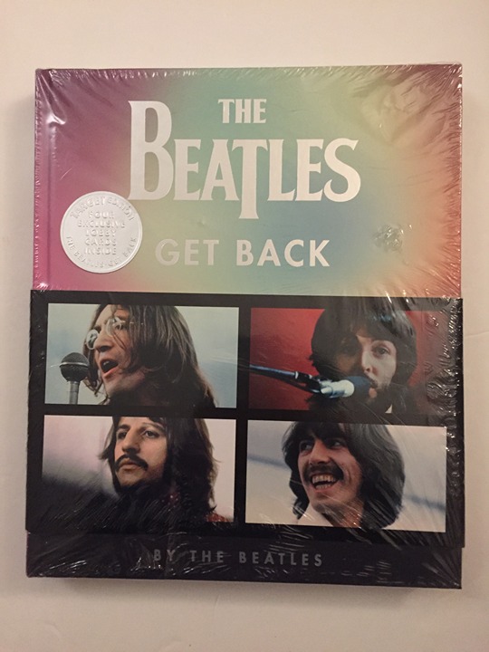 New The Beatles Get Back Large Hardcover Book With 4 Exclusive Lobby Cards