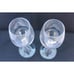 Mikasa Crystal CHABLIS White Wine Gold Grapes Glasses Set of 2