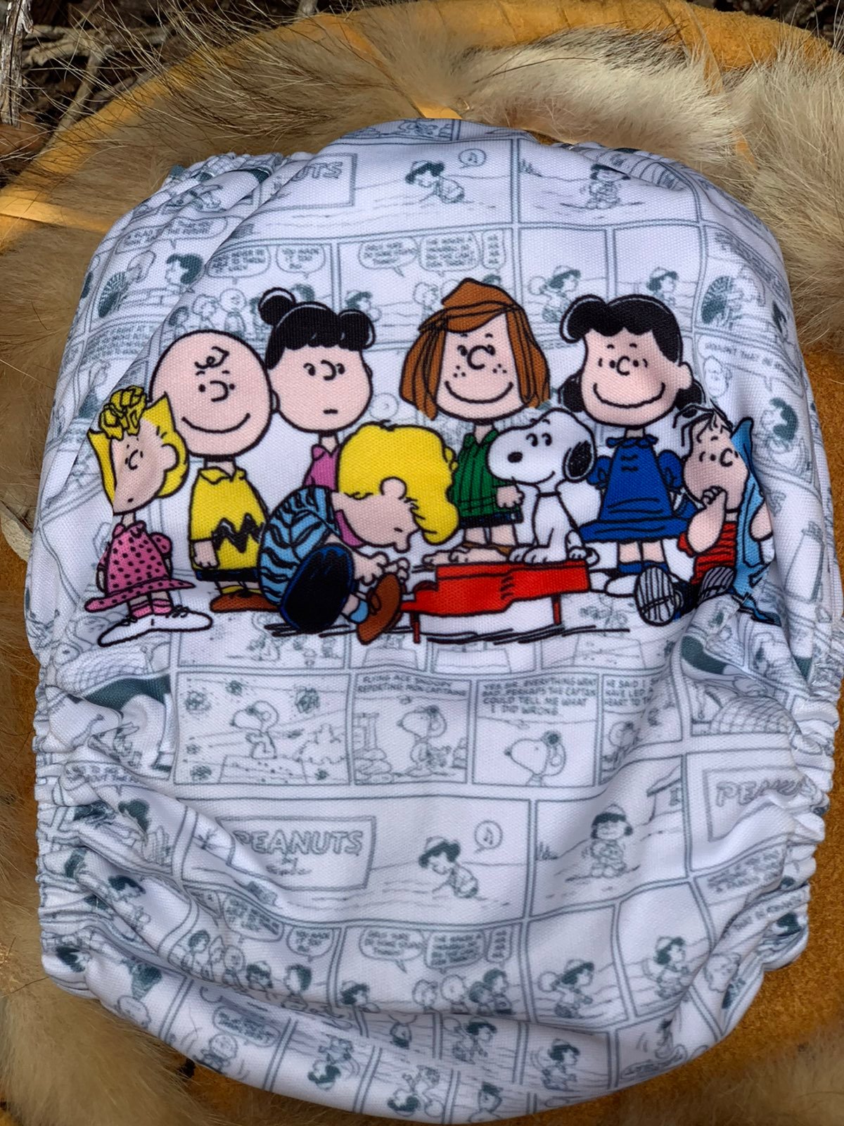 ❤️NW Cloth Diaper PEANUTS COMICS