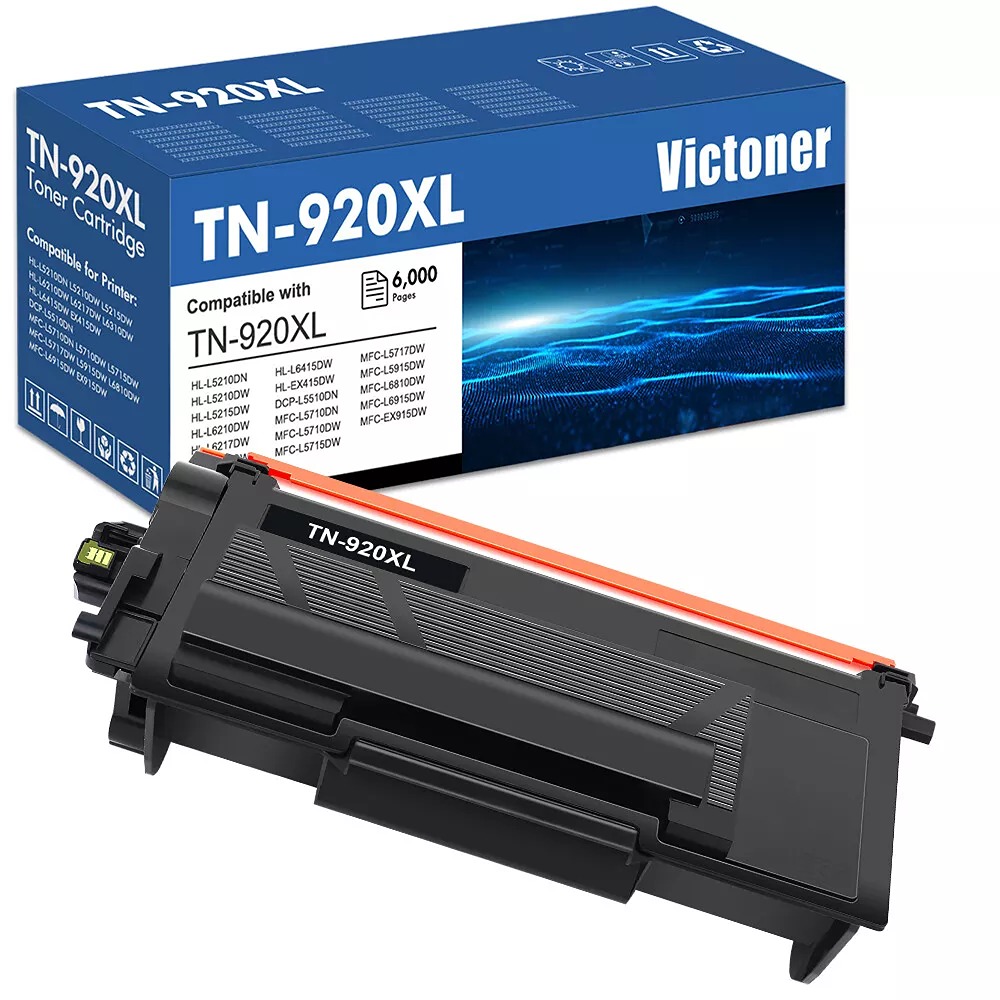 High-Quality TN920XL Black Toner Cartridges (1-Pack) – Compatible with Brother