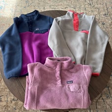 Patagonia fleece pullovers girls