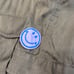 Honey Punch women’s Patch Green military jacket size medium