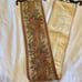 Antique Tapestry Wall Hanging Bell Pull BRASS HARDWARE 6” X Approx. 42”