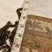 Antique Tapestry Wall Hanging Bell Pull BRASS HARDWARE 6” X Approx. 42”