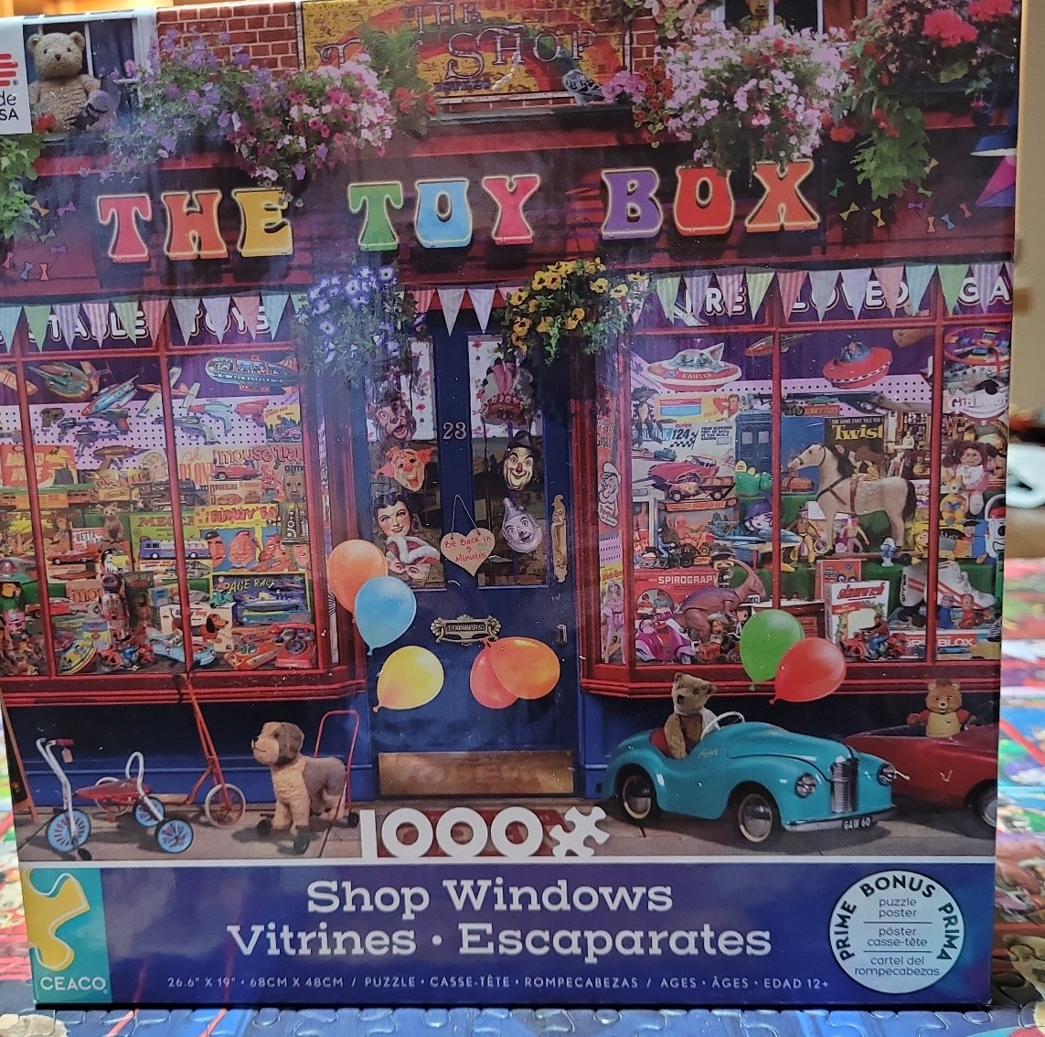 FUN!! Shop Windows THE TOY SHOP Ceaco 1000 pc Puzzle FUN!! Shop Windows THE TOY SHOP Ceaco 1000 pc Puzzle