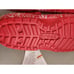 New Crocs Unisex-Adult Classic Lined Holiday Charm Clogs US M11 Red