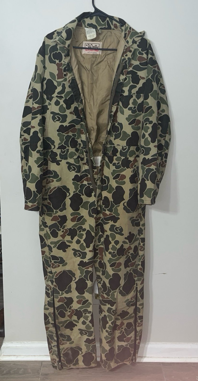 VTG Walls Men Blizzard-Pruf Duck Camo Insulated Outerwear M 38-40Reg USA Hunting