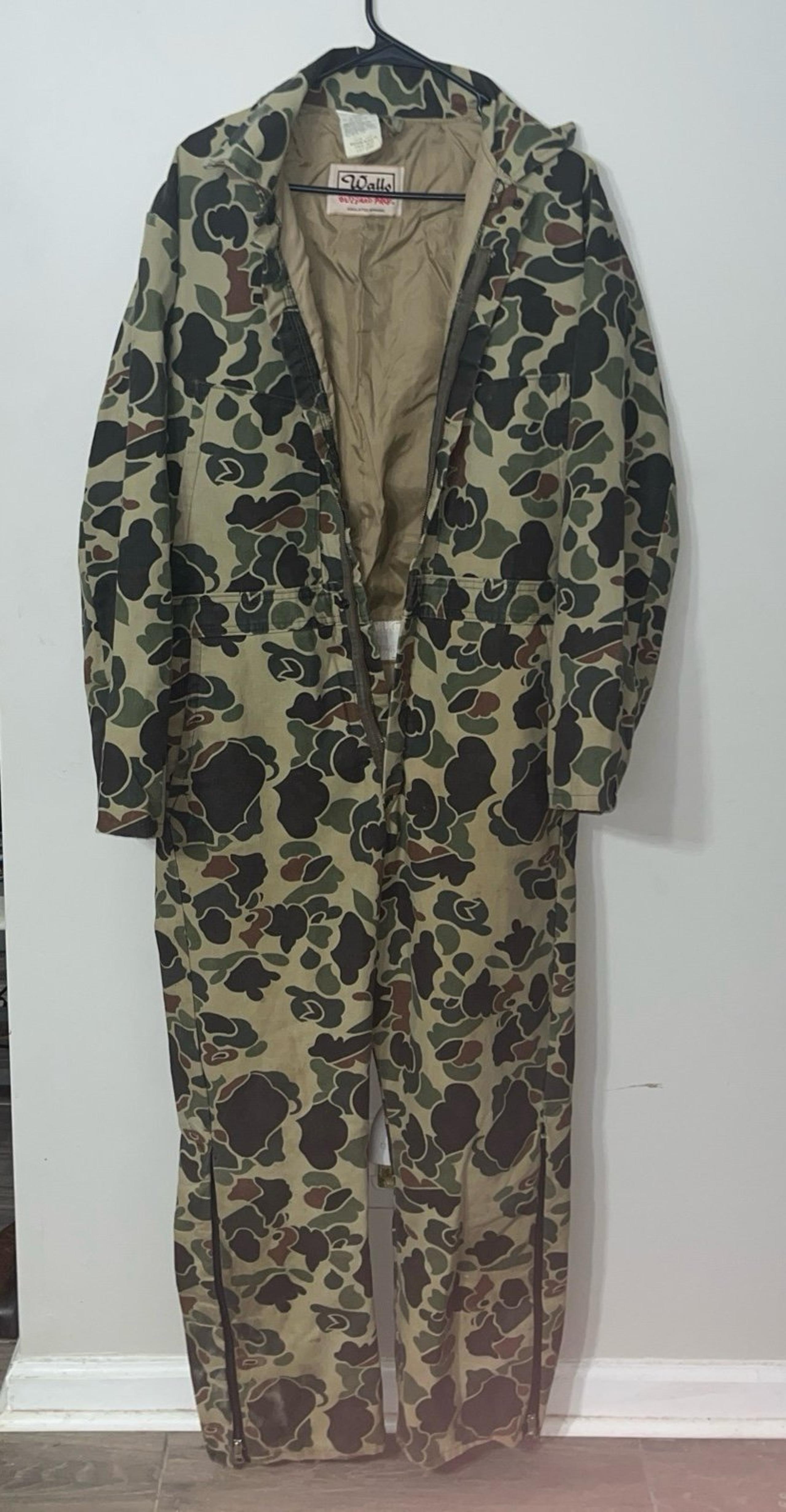 VTG Walls Men Blizzard-Pruf Duck Camo Insulated Outerwear M 38-40Reg USA Hunting