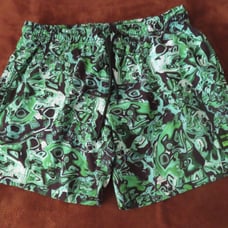 Strangers Only Mens Brief Lined geo Swim Shorts 6 Small limited 225 units