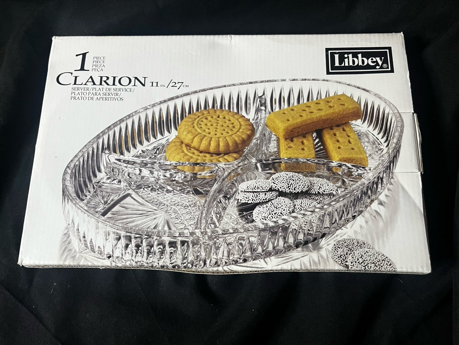 Vintage Libbey serving plate