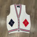 Liz Sport Sweater Vest with arguile design size medium