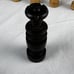 French Regency Chess 32 Piece Set Vintage Turned Wood King 2 5/8” Pawn 1 3/8”