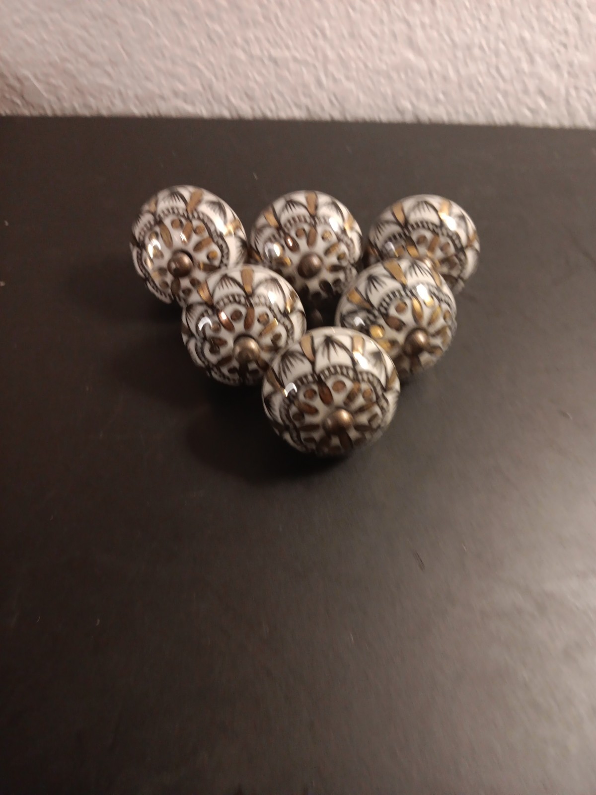 GORGEOUS NEW Set of 6 Turkish Cabinet Knobs Hardware.