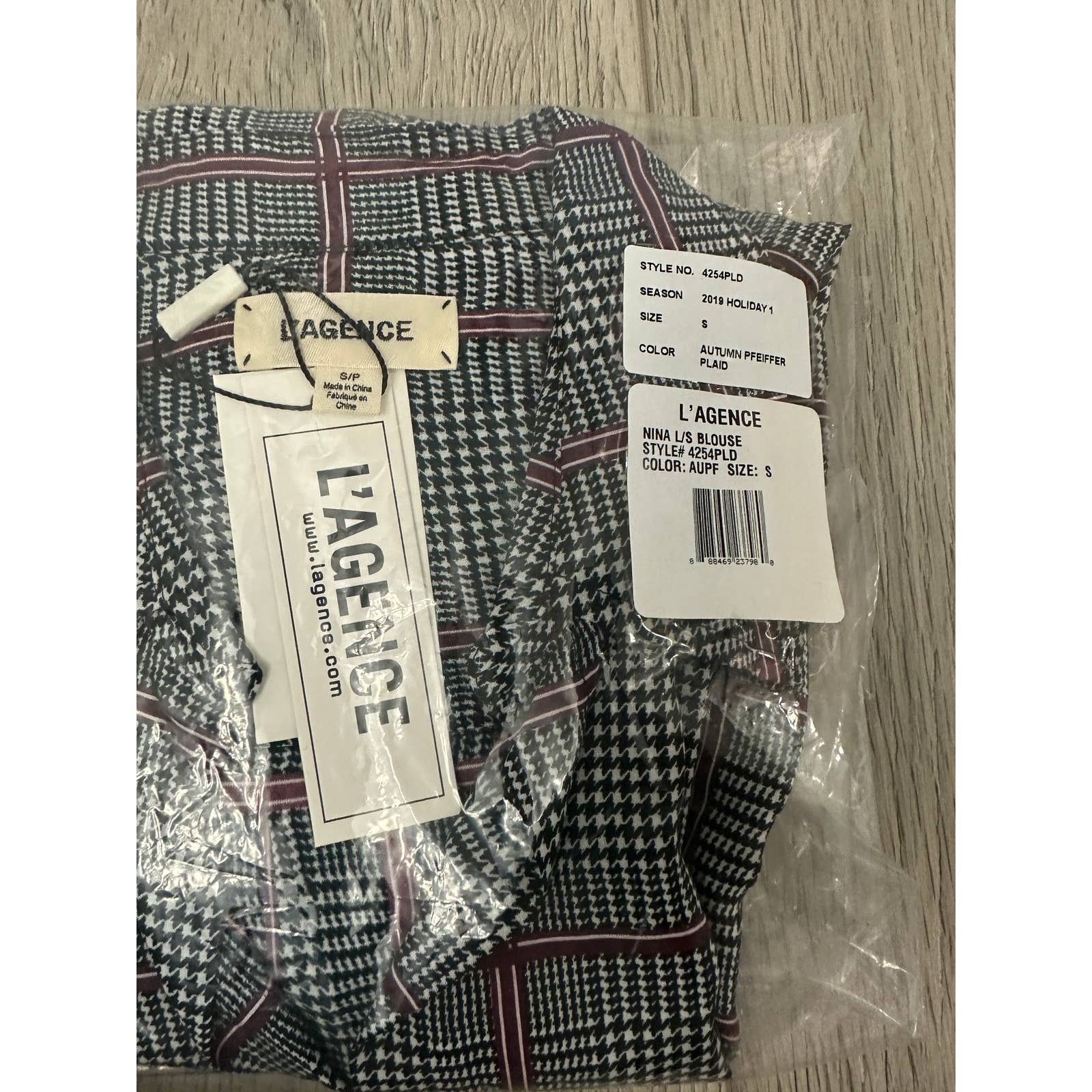 L'AGENCE popular Nina Long Sleeve Blouse