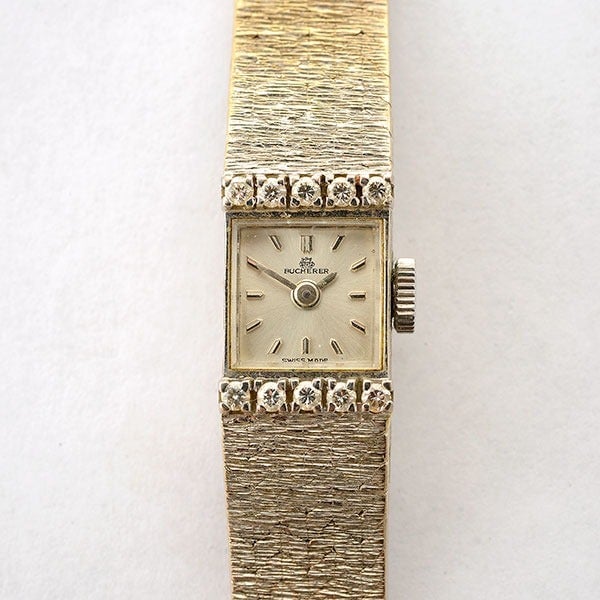 Bucherer SWISS Ladies Diamond, 18k White Gold Wristwatch 25.9 GRAMS 750 GOLD