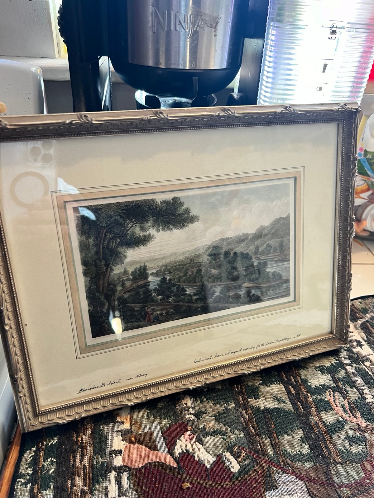 Antique Hand Colored Lithograph