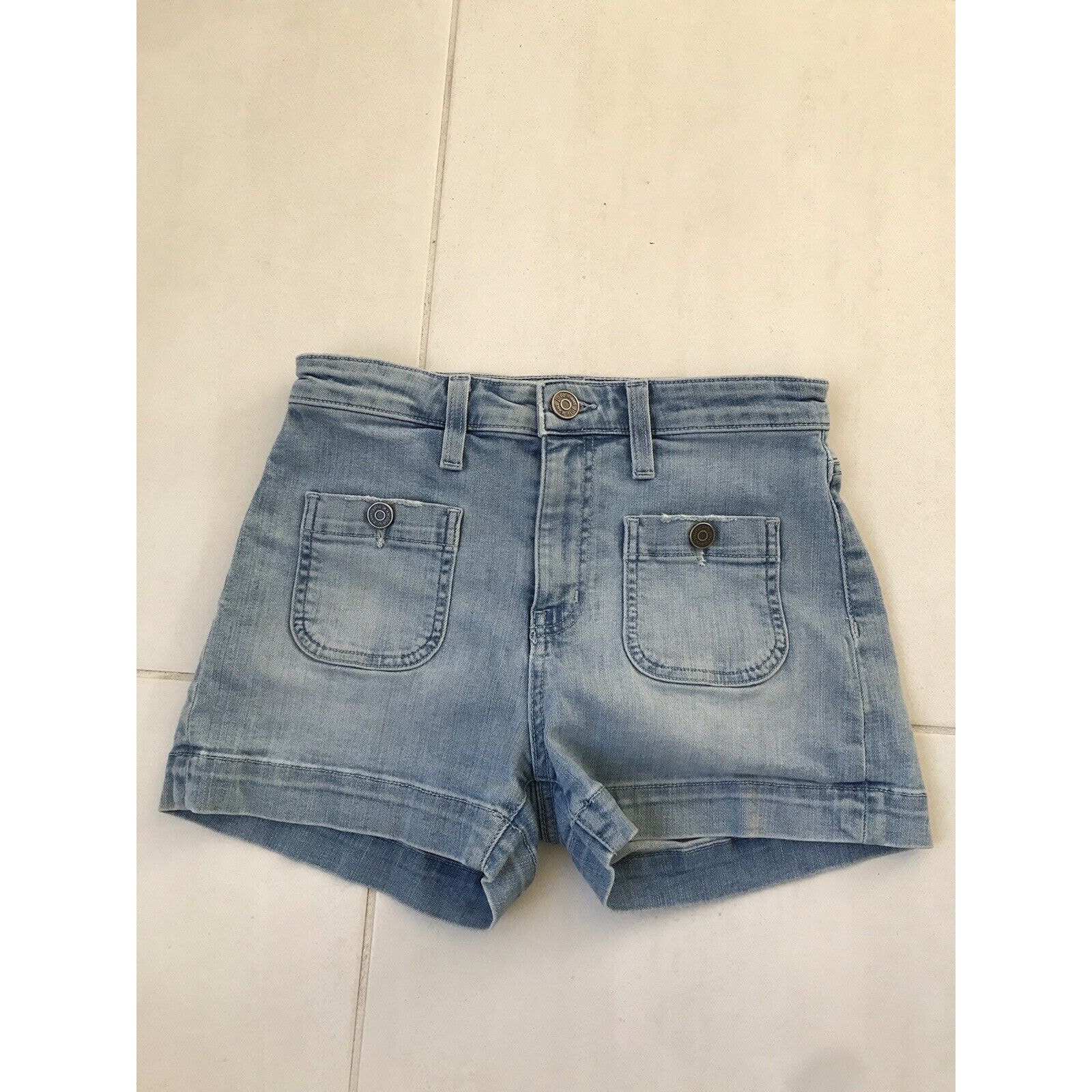 Joie Enchante High Waist Stretch Denim Jean Shorts