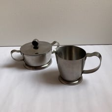 Gense stainless cream and sugar