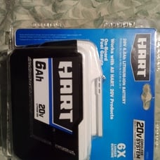 hart 20v 6ah battery