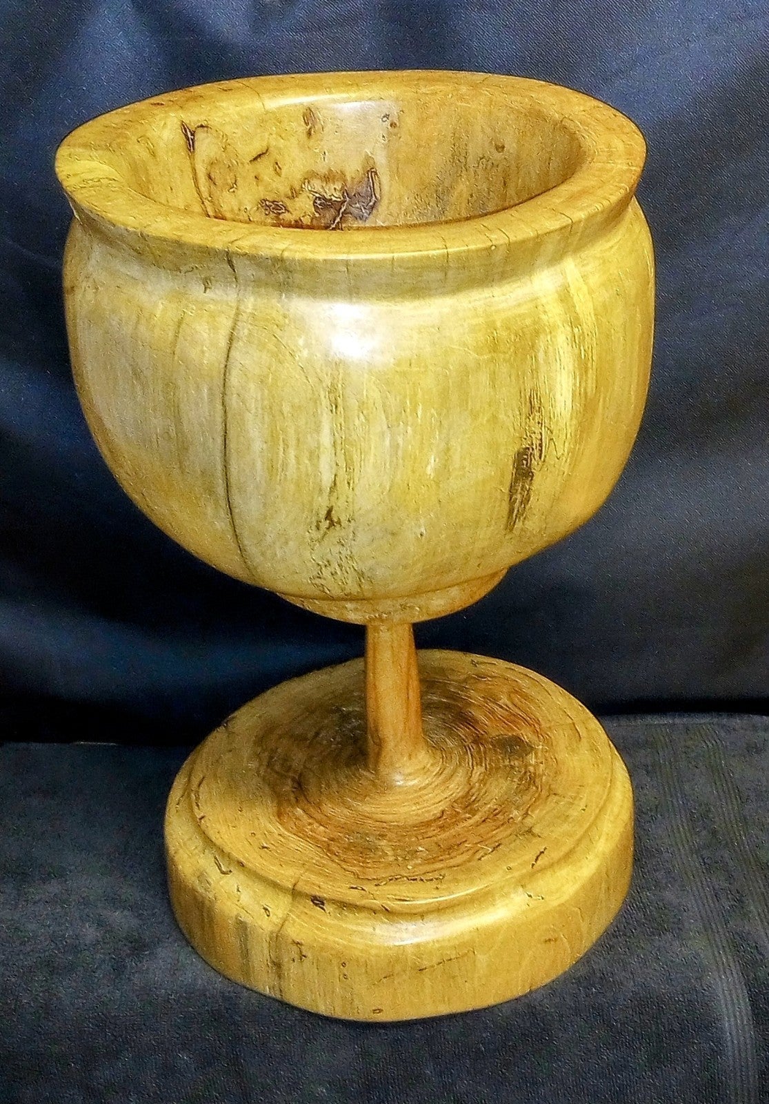 Vintage Earnest Hand Original Wood Vase Sculpture