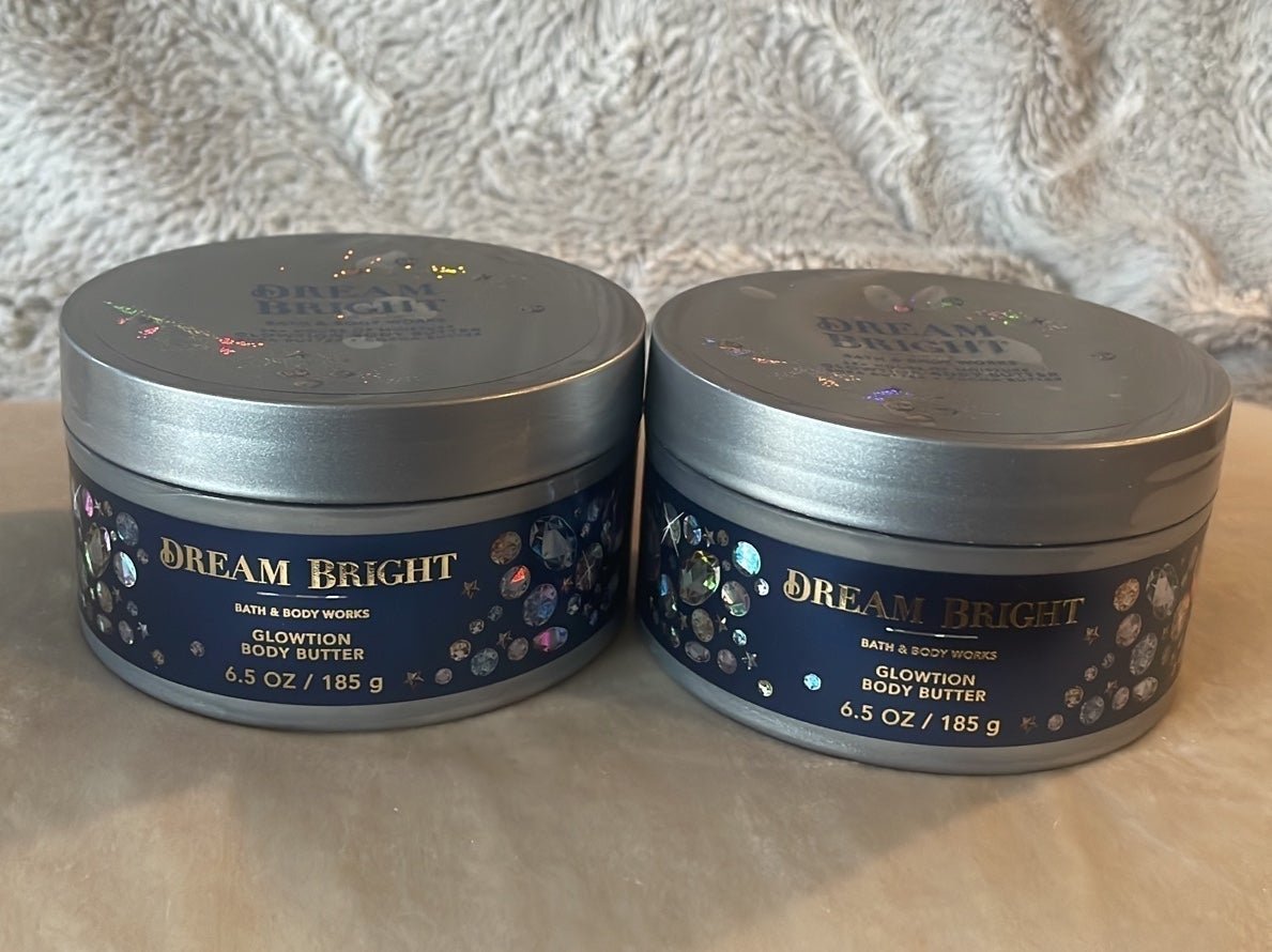 Dream Bright Glowtion Body Butter Bath and Body Works x2
