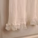 Linea Donatella White Pearl Lace Pleated Teddy Chemise Slip Nightgown Bridal