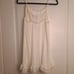 Linea Donatella White Pearl Lace Pleated Teddy Chemise Slip Nightgown Bridal