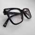 Warby Parker Winston 100 Eyeglass Frames Full Square Horn Black 49-19-140 Case
