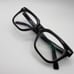 Warby Parker Winston 100 Eyeglass Frames Full Square Horn Black 49-19-140 Case