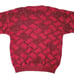 Vintage Tony Lambert Women's Red Diamond Knit Sweater Size L